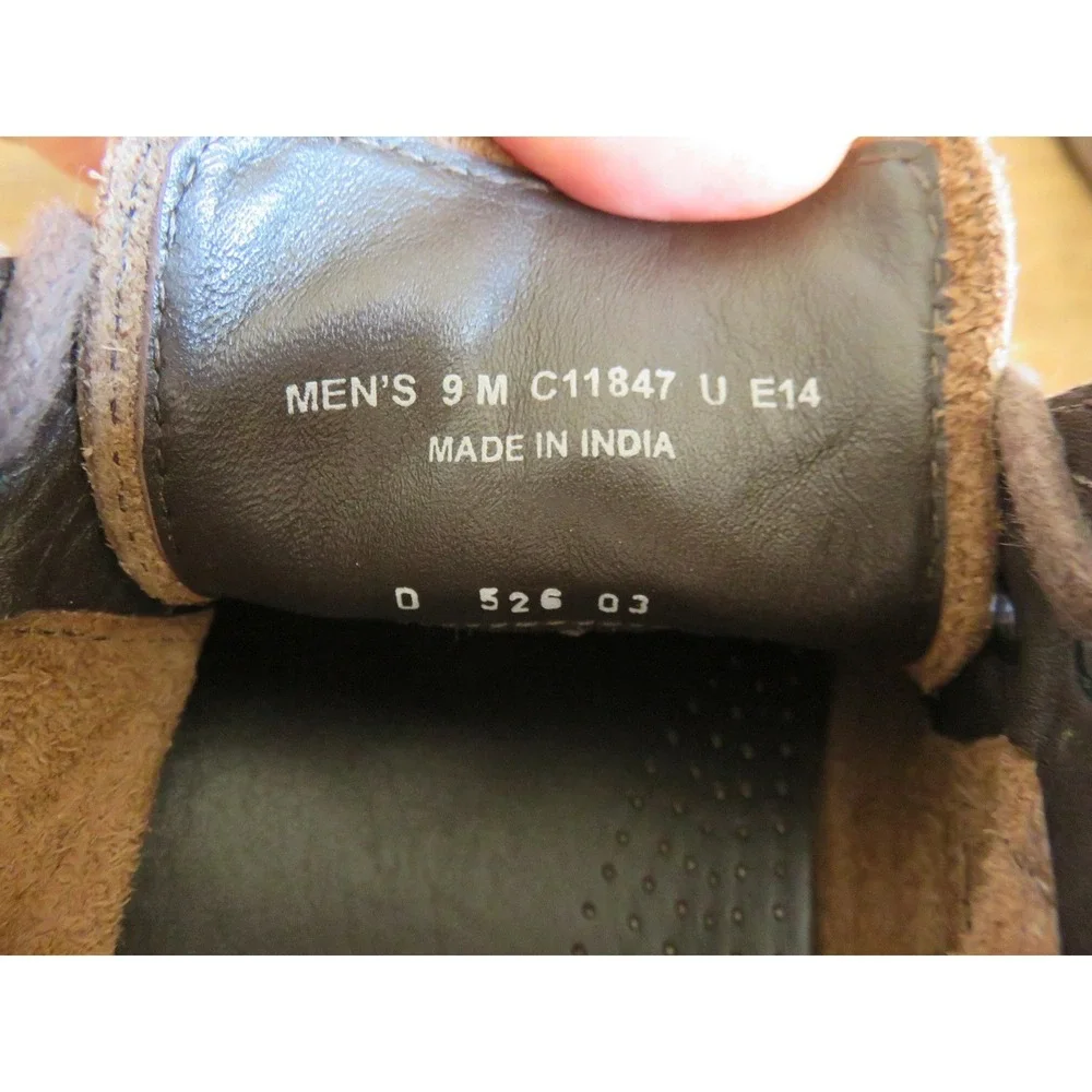 Cole Haan Mens C11847 Brown Leather Chukka Boots Ankle Lace Up Size 9 M